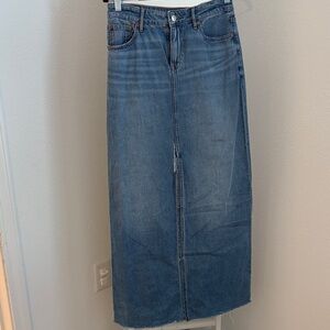 American Eagle Outfitters Light Blue Denim Skirt